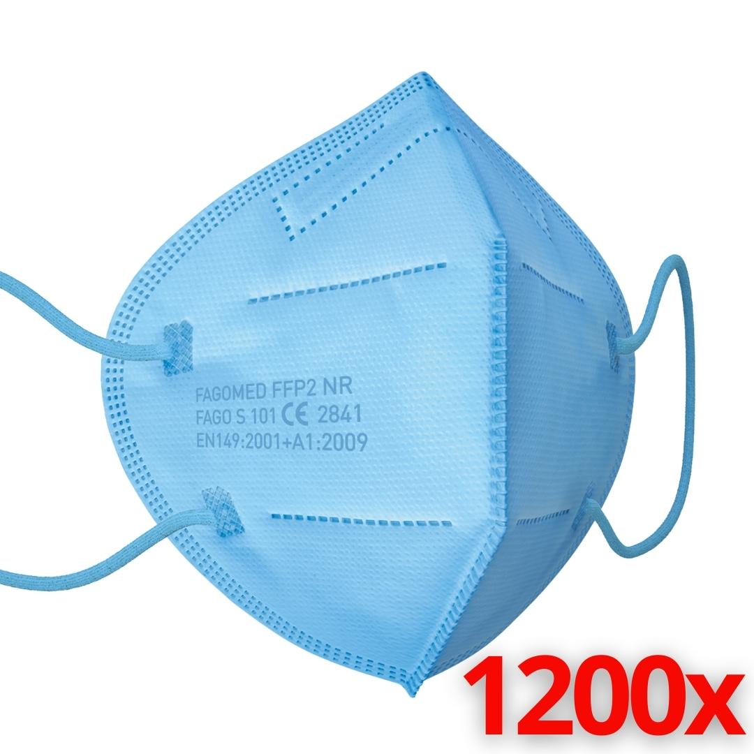 FFP2 Hellblau I Großpackung I Bunte FFP2 I ab 0,55€/Stück