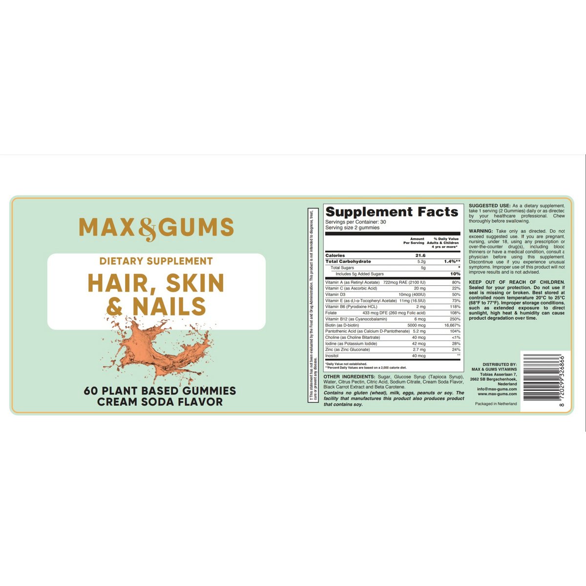 Haar, Haut, Nägel I Max&Gums