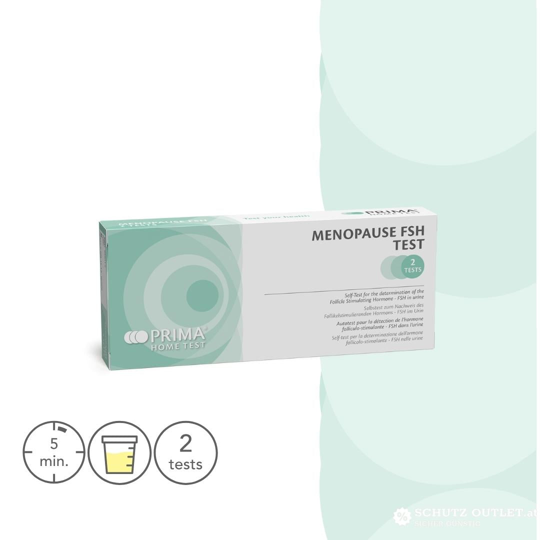 PRIMA | Menopause FSH Home Test | Selbsttest zur Bestimmung des follikelstimulierenden Hormons FSH