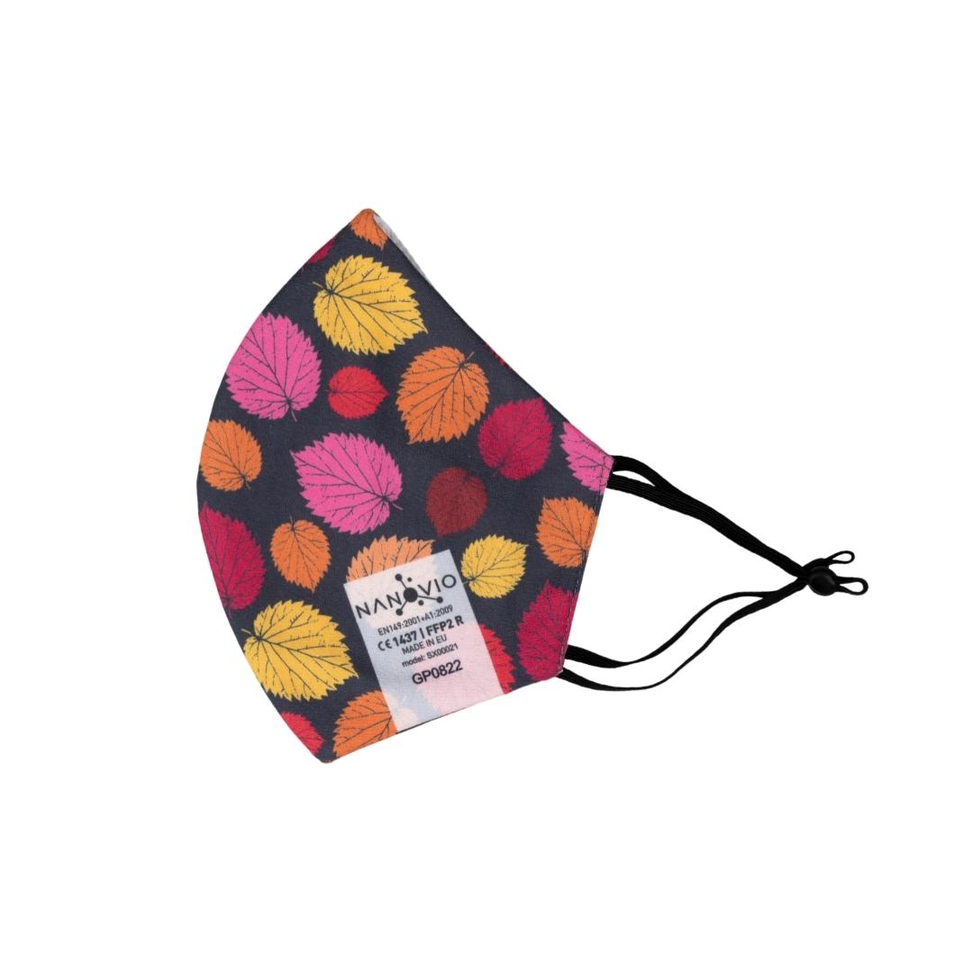 Nanovio FFP2 Maske wiederverwendbar I 5 Stück Autumn Mix I Nano Maske aus Europa