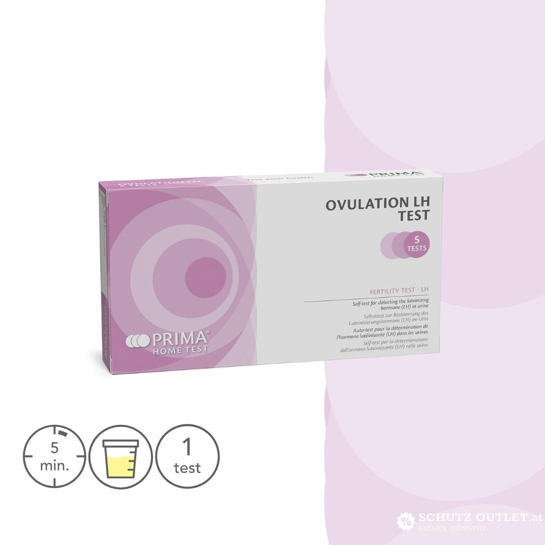PRIMA | Ovulation LH Home Test | Selbsttest zum Nachweis des luteinisierenden Hormons (LH)