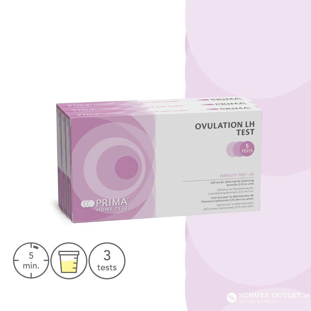 PRIMA | Ovulation LH Home Test | Selbsttest zum Nachweis des luteinisierenden Hormons (LH)