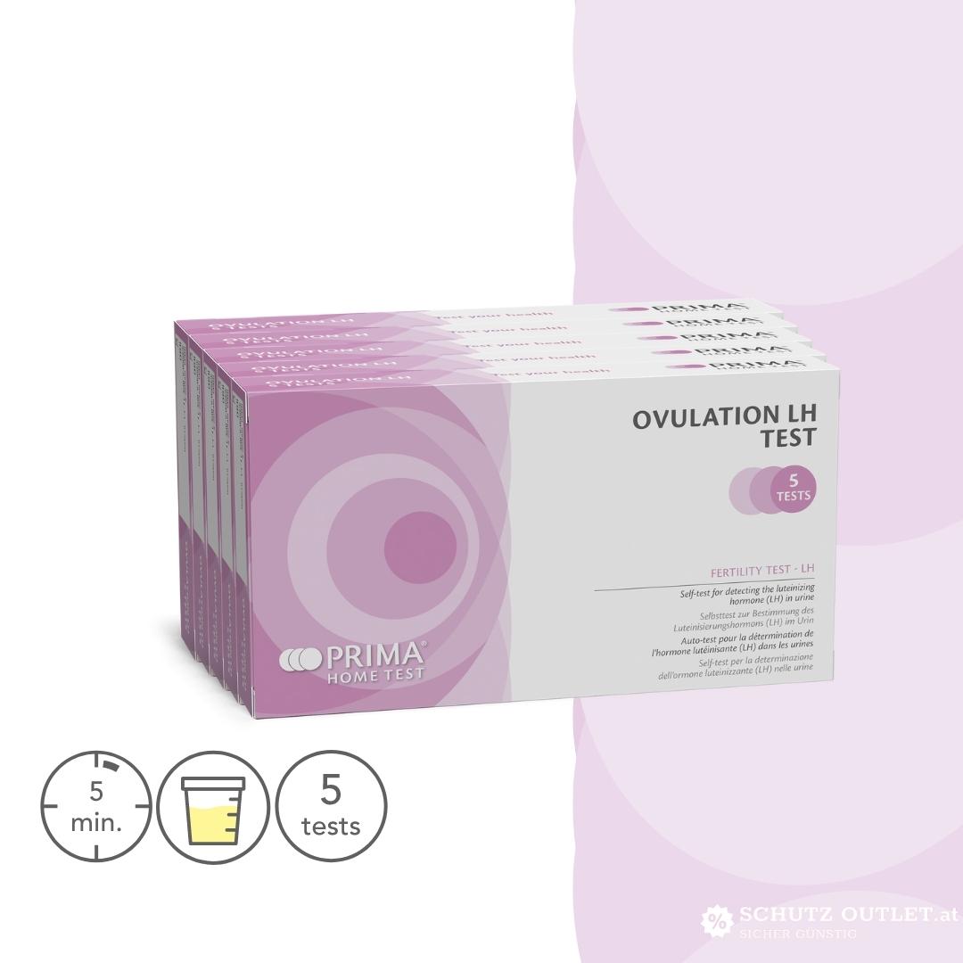 PRIMA | Ovulation LH Home Test | Selbsttest zum Nachweis des luteinisierenden Hormons (LH)