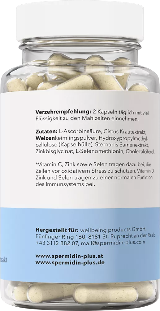SpermidinPlus I Immun Pro I 60 Kapseln