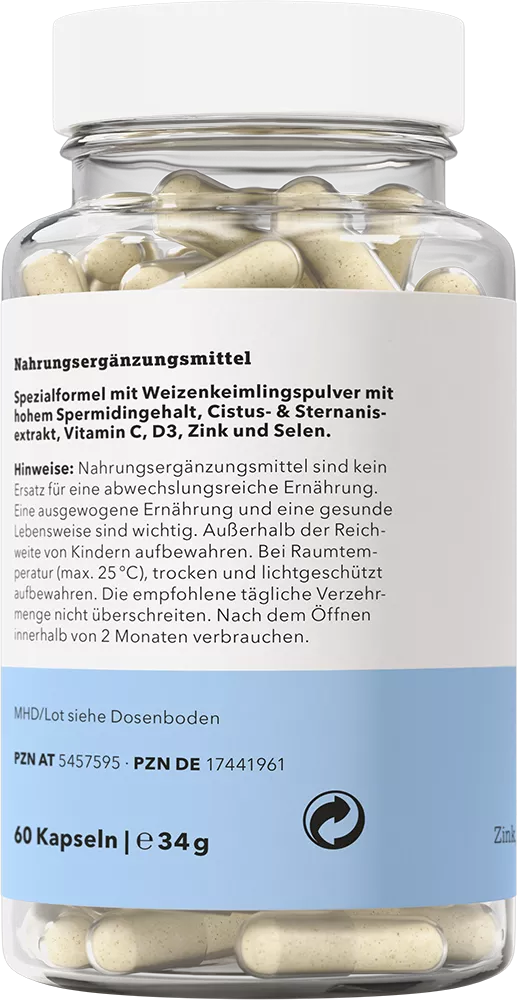 SpermidinPlus I Immun Pro I 60 Kapseln