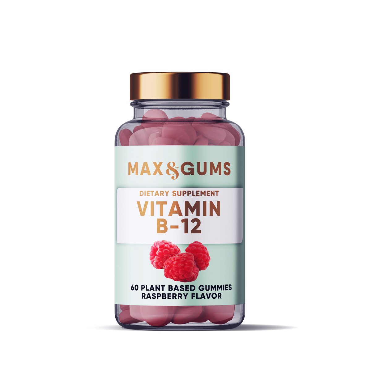 Vitamin-B12 I Max & Gums I Himbeere