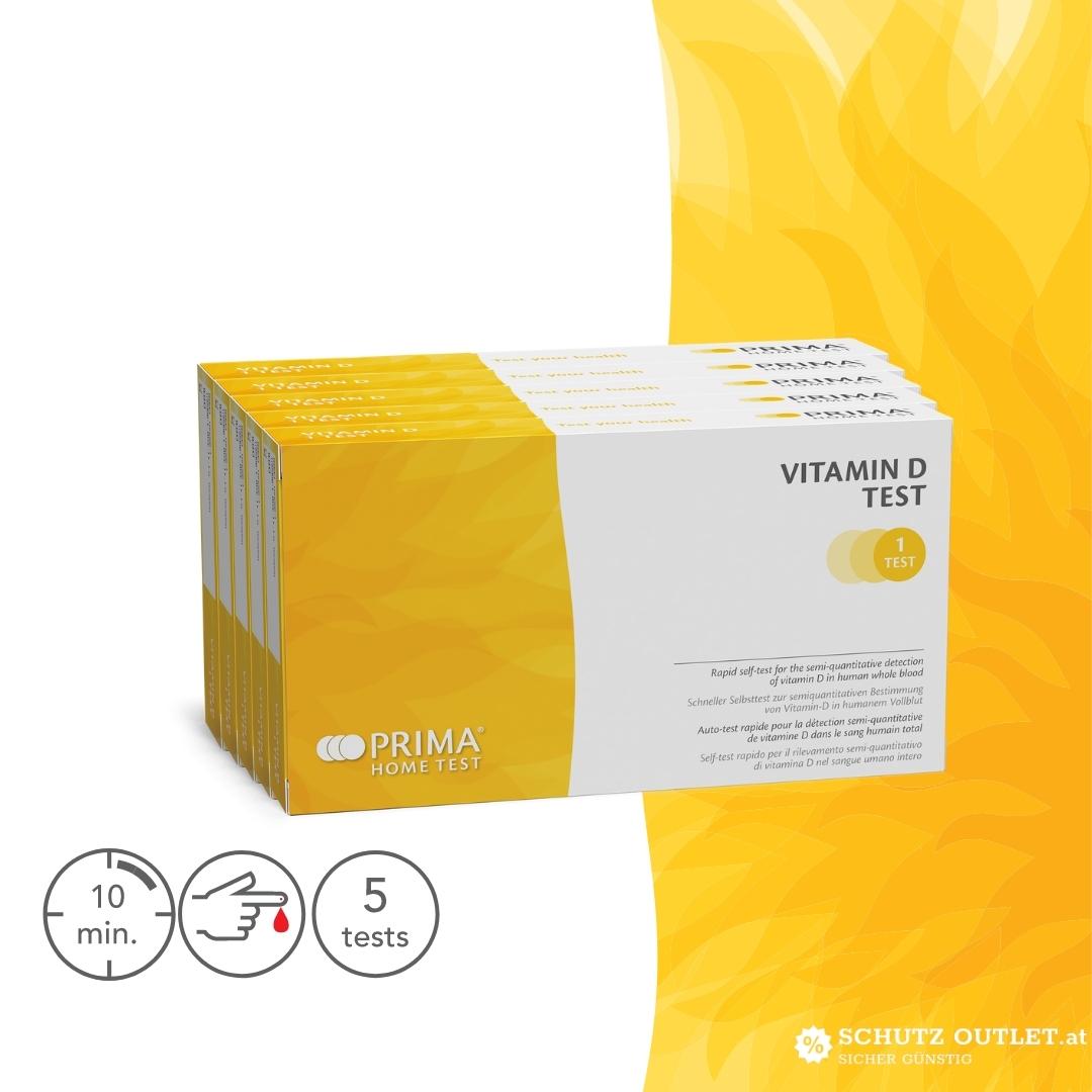 PRIMA | Vitamin D Home Test | Schnelltest zum Nachweis von Vitamin D