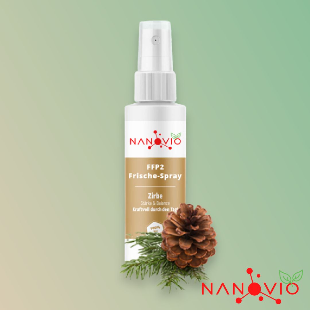 Nanovio | FFP2 Frische-Spray | 5 natürliche Duftnoten | 50ml