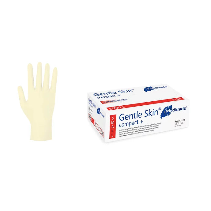 Latex Einweg Handschuhe I 100er Set I weiß I S-XL